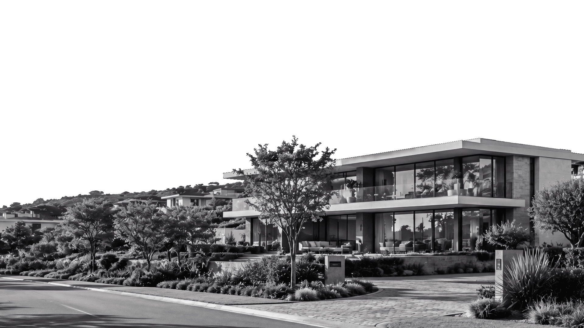Contour modernist villa architecture